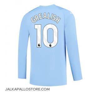 Manchester City Jack Grealish #10 Kotipaita 2023-24 Pitkähihainen